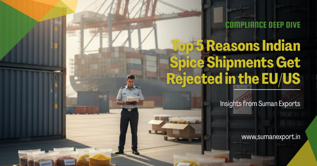 Compliance Deep Dive: The Top 5 Reasons Indian Spice Shipments Get Rejected in the EU/US
