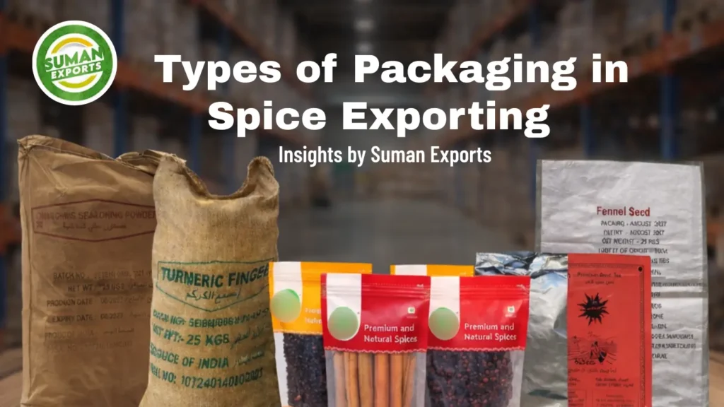Types of Packaging in Spice Exporting with Buyer Tips by Suman Exports
