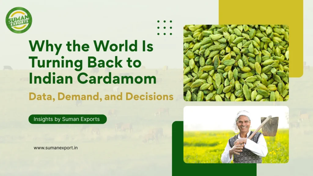 Why the World Is Turning Back to Indian Cardamom – Data, Demand, and Decisions