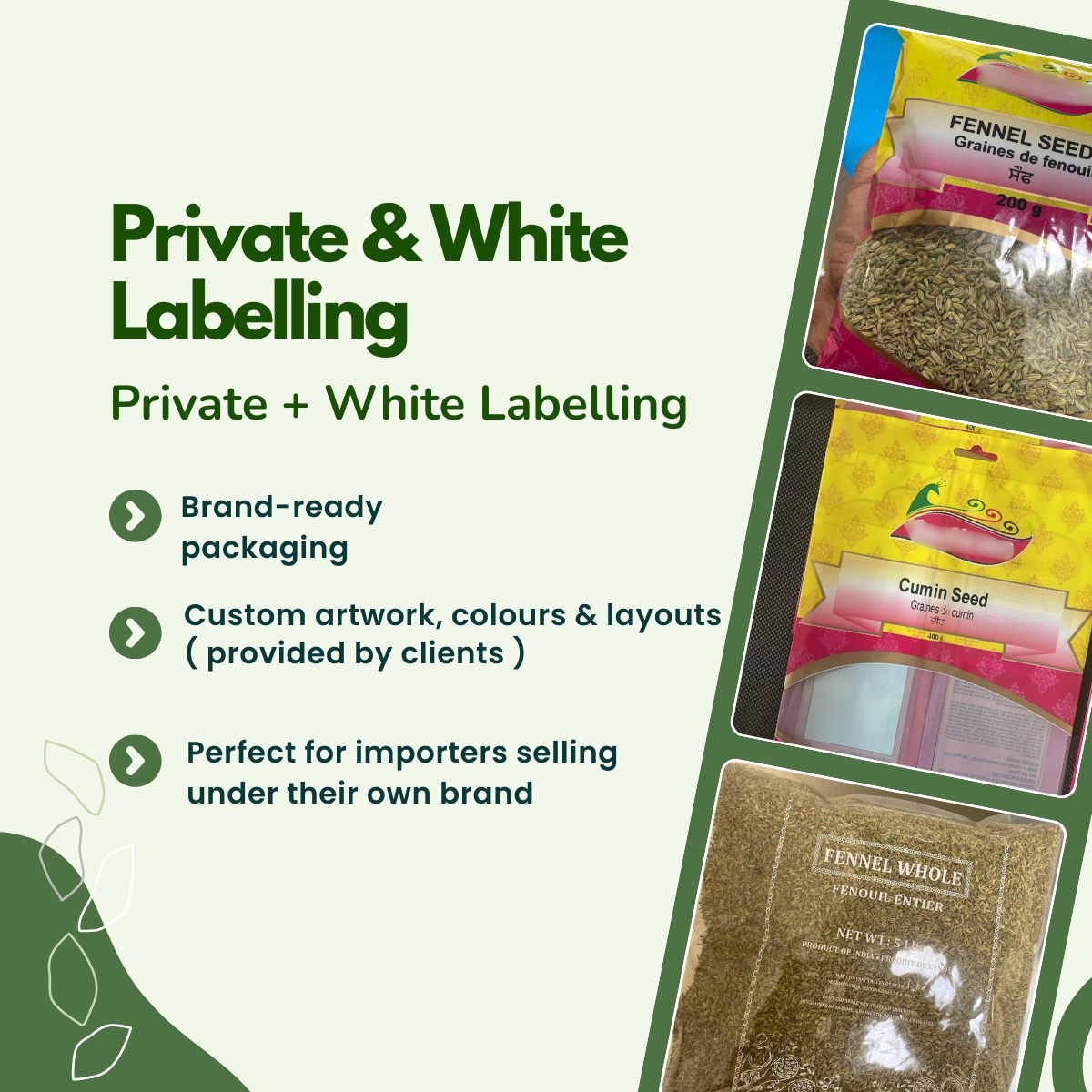 Private and White Labelling in Spice Exporting - Suman Exports